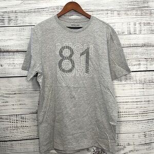 Men's MICHAEL KORS Gray Tee | Size Large